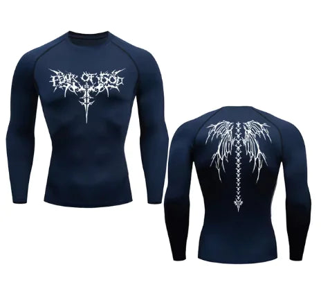 Camisetas de Gimnasio de Secado Rápido con Estampado de Anime